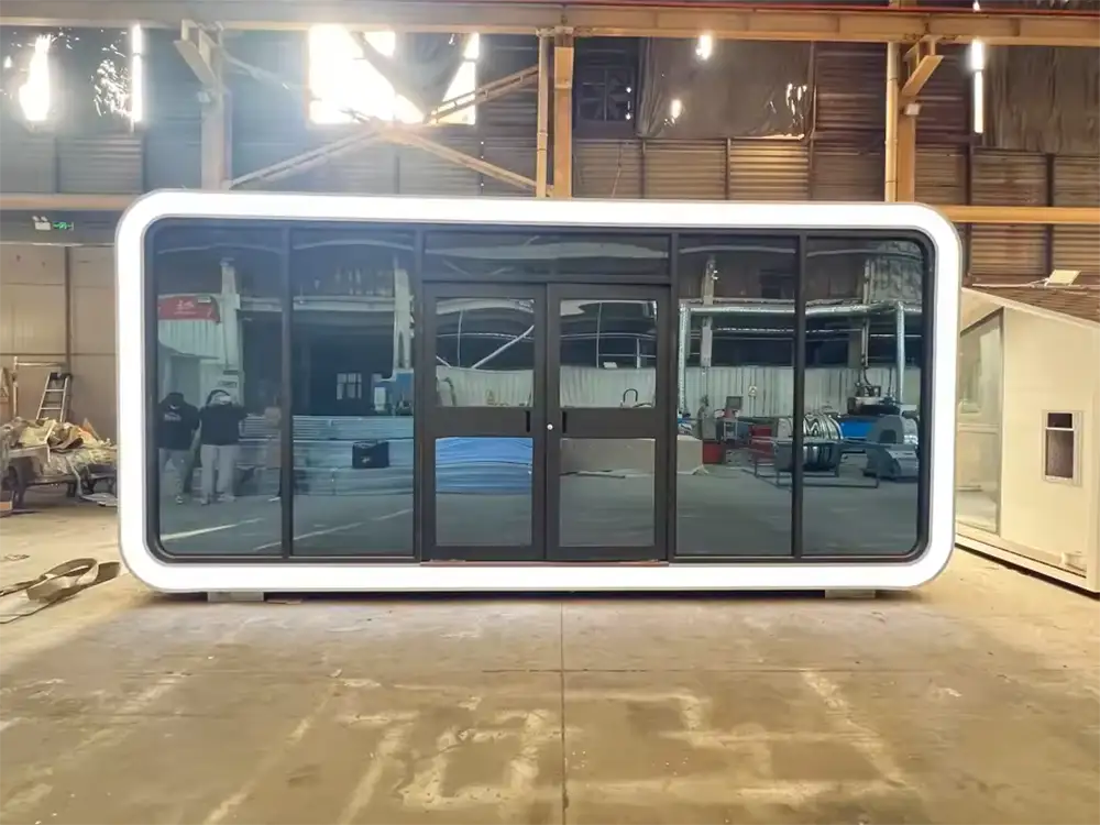 Modular Apple Cabin Steel Structure Frame Detail