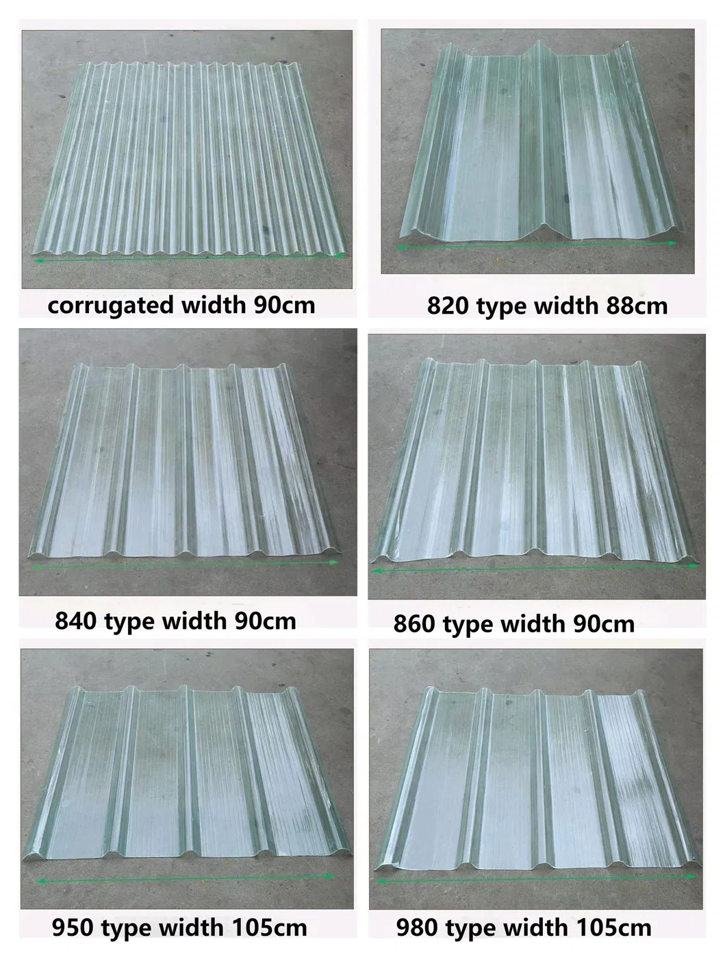 Fiberglass FRP Fibreglass Roof Tile