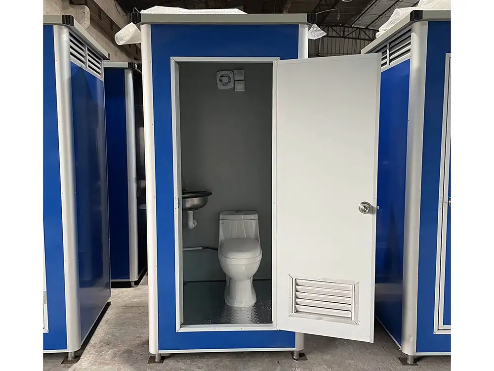 Portable Toilet Shower Container Block