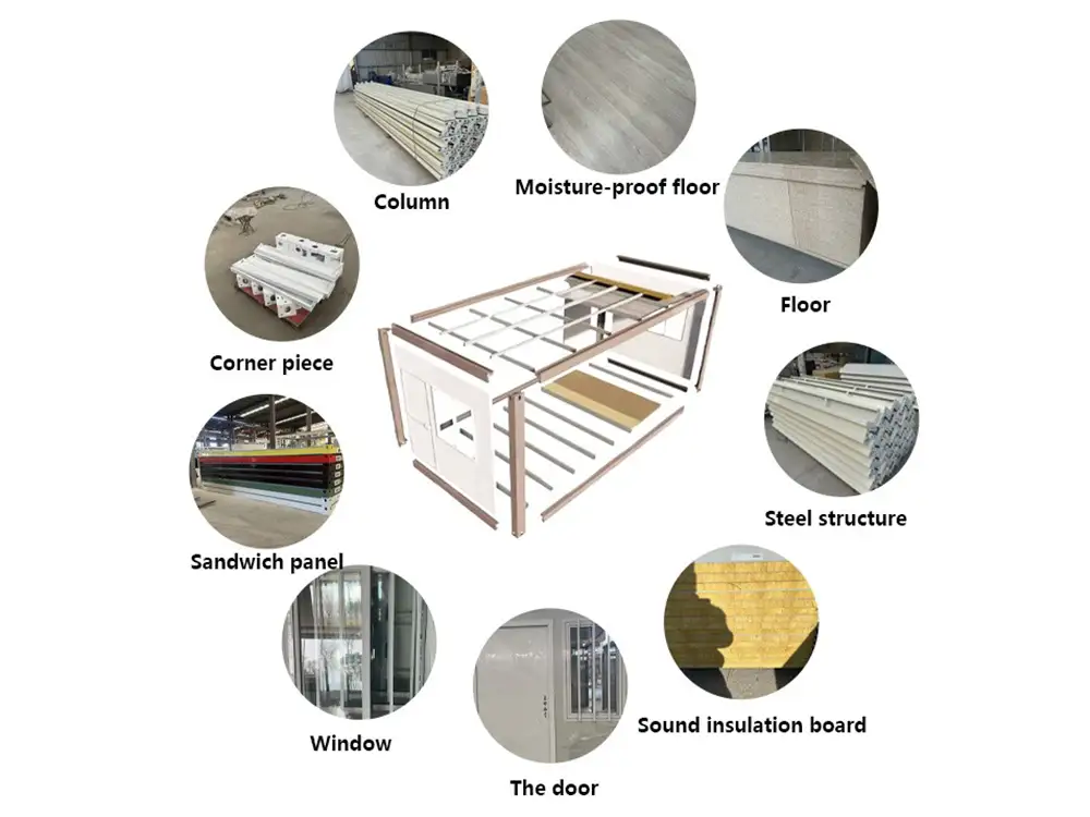 Cabin Homes Two Bedroom Bathroom Interior Setup