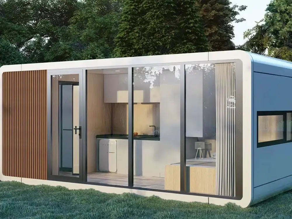 Modern Container Cabin Interior