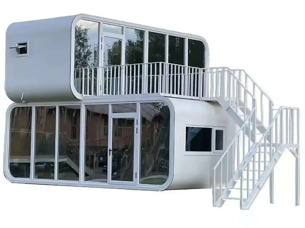 Modular Container Office Interior Workspace Layout