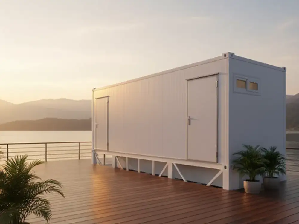 Prefabricated Container Restroom Interior