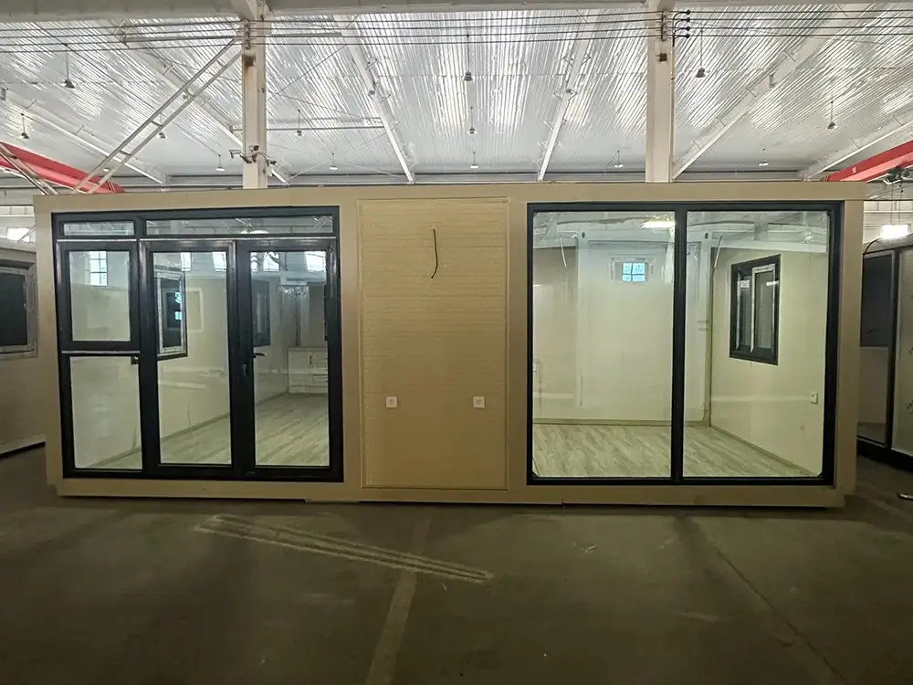 Container Van House Exterior Design