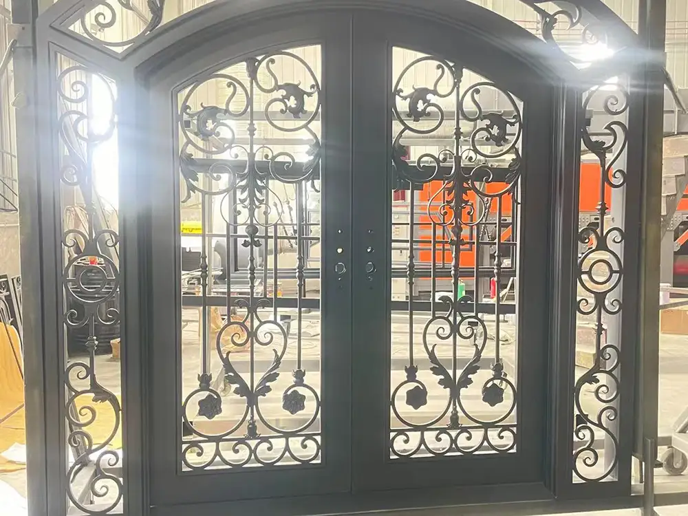 Iron Double Front Door