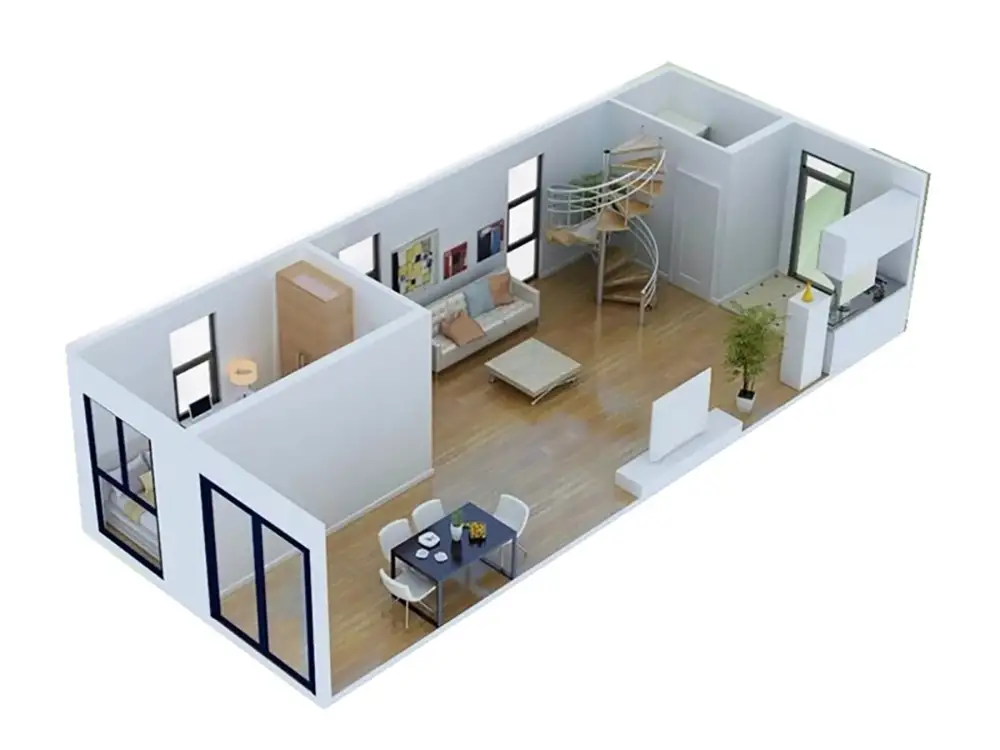 Customized Container House Prefab Apartment for Hotel Use Steel Structure Modern Design