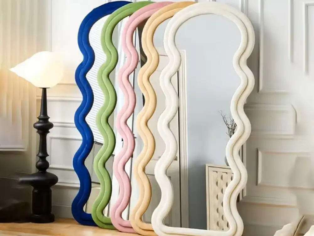 Wooden Framed Mirror