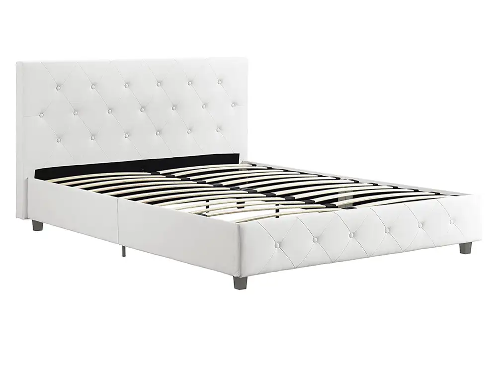 Modern Home Treats Upholstered Soft Bed With Gas Lift Fabric Ottoman Storage Bed