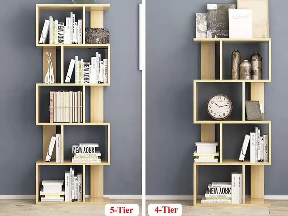 Modular Bookshelf System Contemporary Home Storage Solution