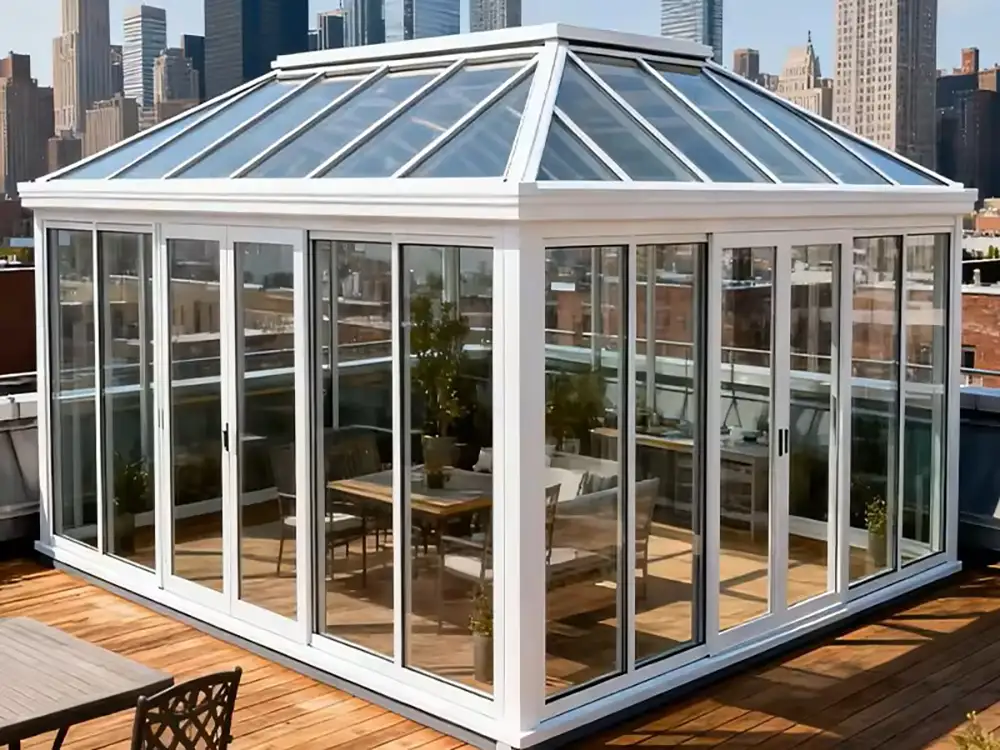Modern Modular Prefab Four Season Aluminum Sun House