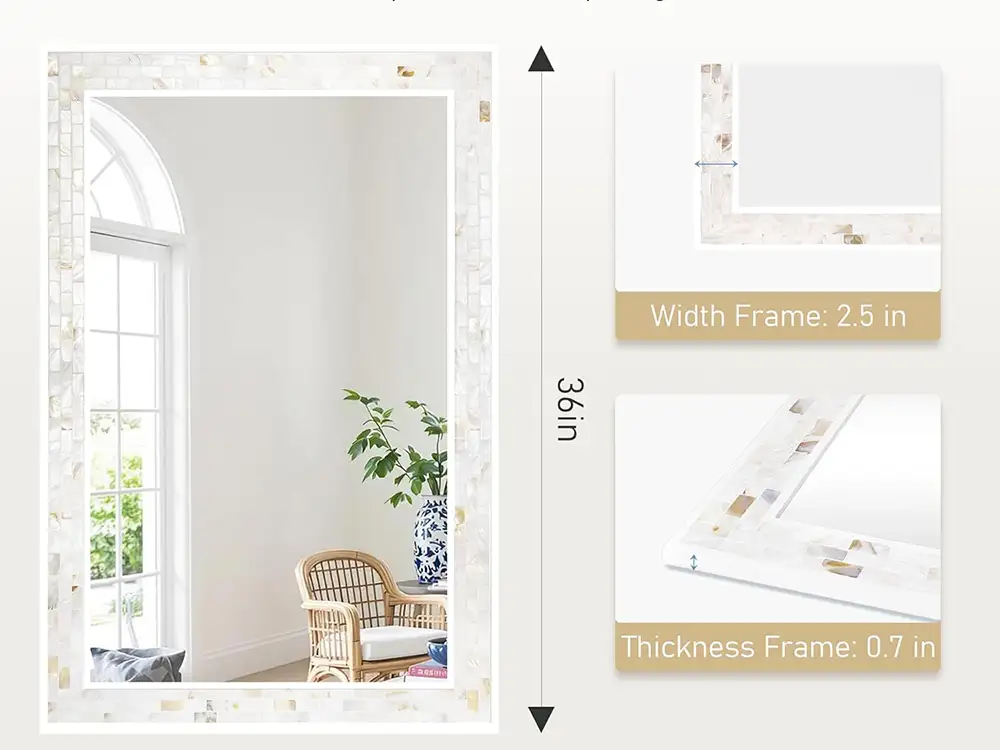 Bathroom Mosaic Mirror