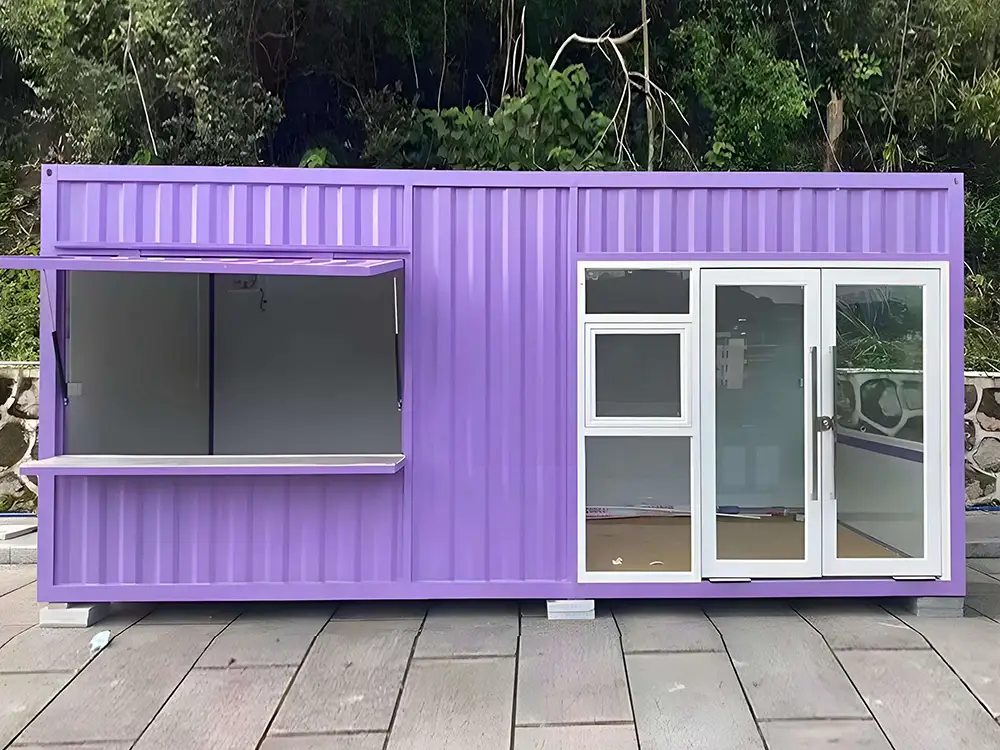 Fast-Food Container Restaurant Setup