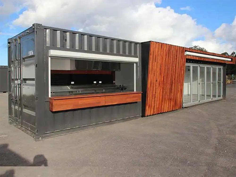 Container Booth Retail Installation