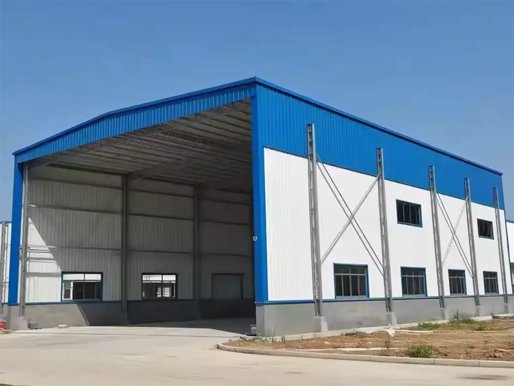 Prefabrpan Steel Structure Warehouseicated Metal Building Frame