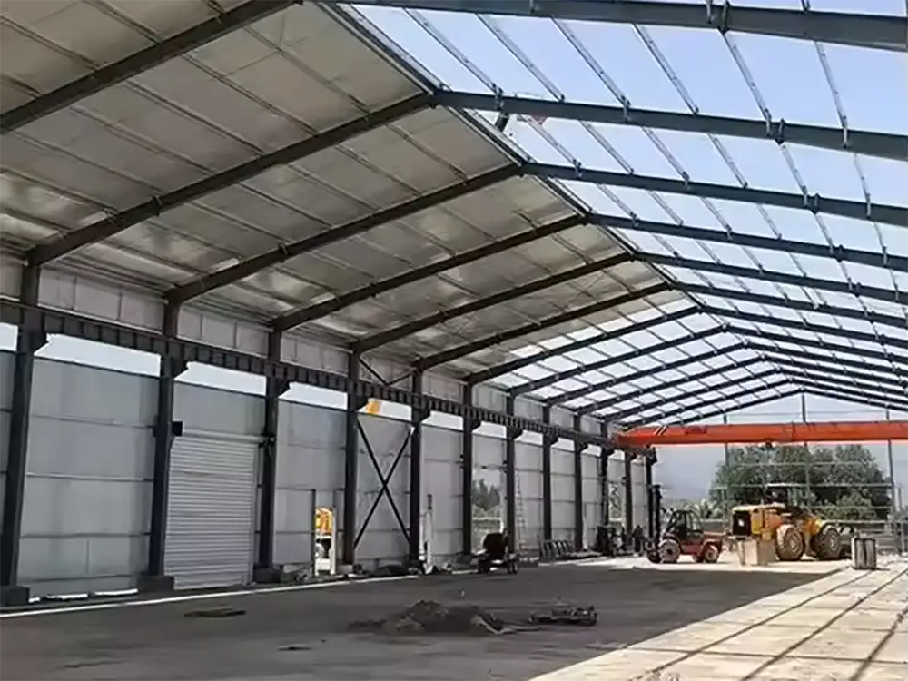 Metal Building Installation Structure