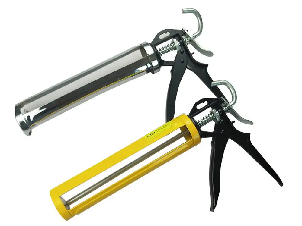 Grooved Silicone Caulking Gun