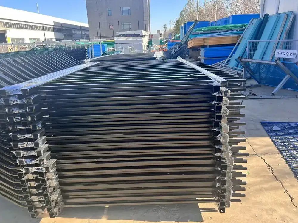 Galvanized Steel Picket Fence Panels