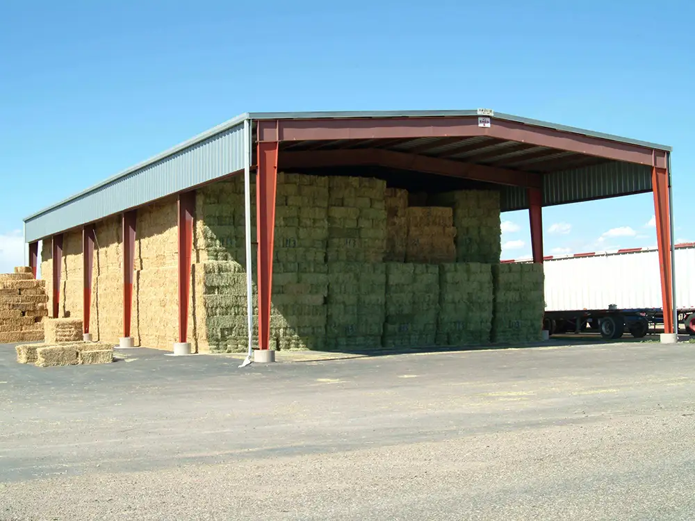 Open Span Hay Storage Structure