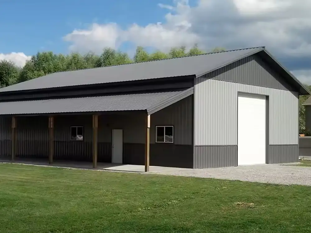 Durable Galvanized Steel Shed Building