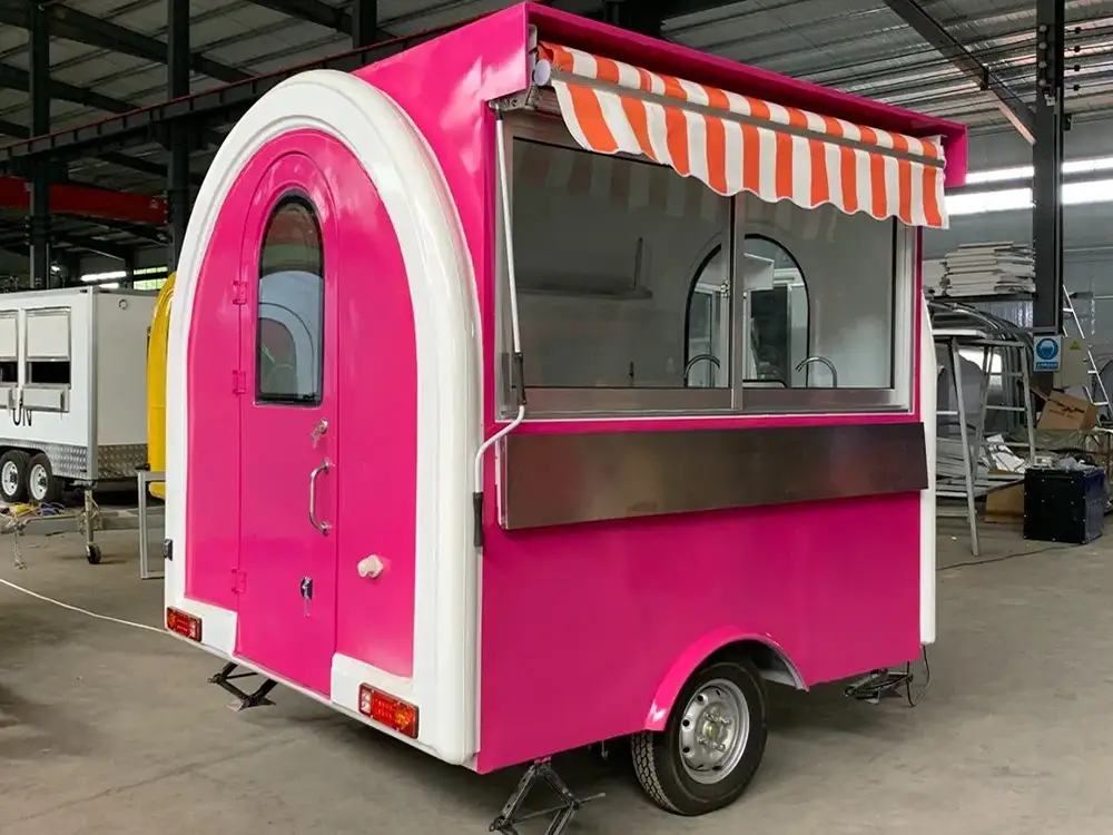 Towed Food Trailer Outdoor Mobile Kitchen