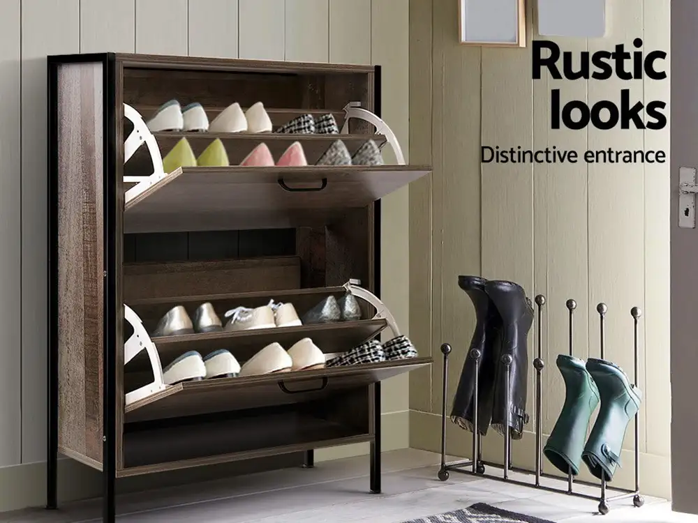 Wooden Shoe Rack